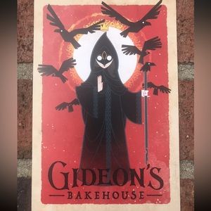 Disney Springs Gideon’s Bakehouse NOVEMBER 2023 Menu Postcard